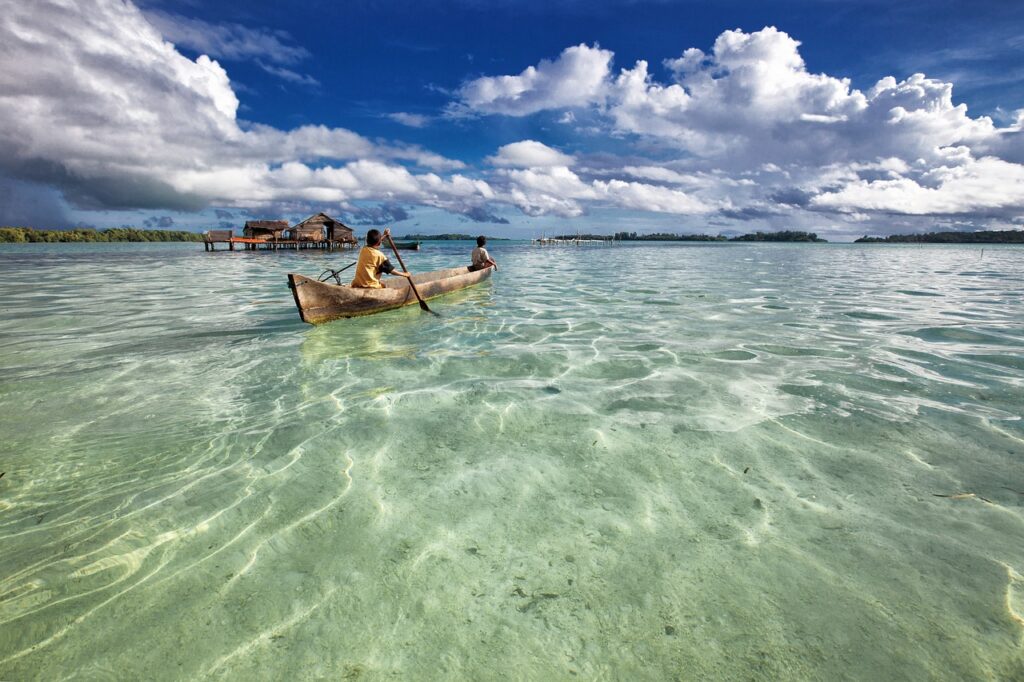 lagoon, dugout canoe, paddling-2349401.jpg